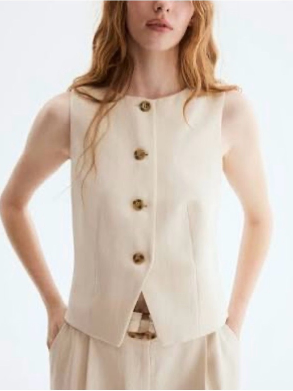 Calvin Klein linen vest